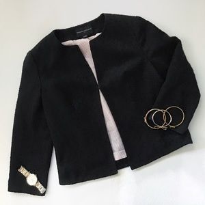 Banana Republic Black Tweed Blazer Sz. S